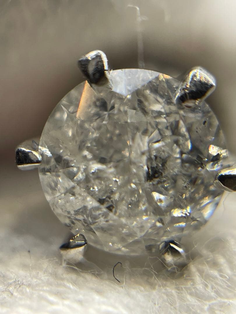 chihuahua_love 天然ダイヤモンド Pt900ピアス