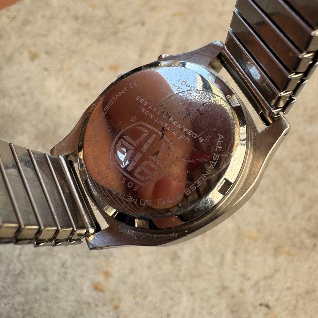 【新品電池】fossil big tic 腕時計 y2k tec アナデジ