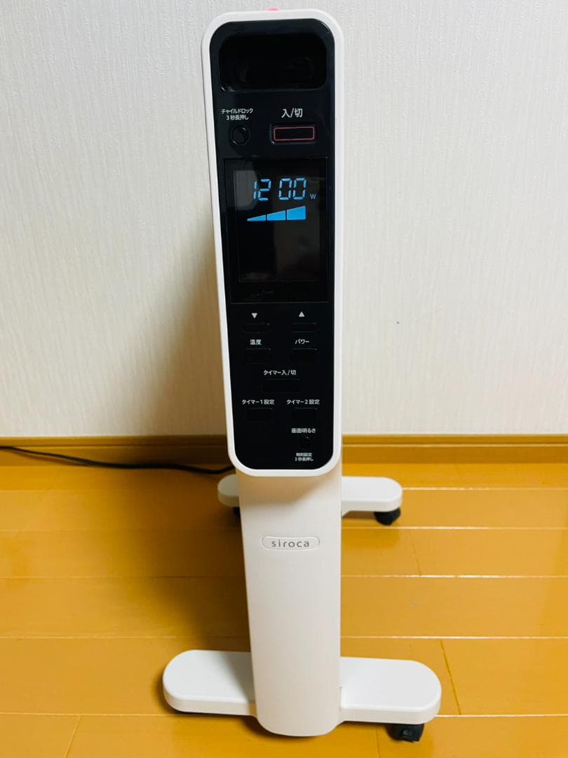 【動作確認済】siroca 速暖マイカヒーター SH-M111 2018年製