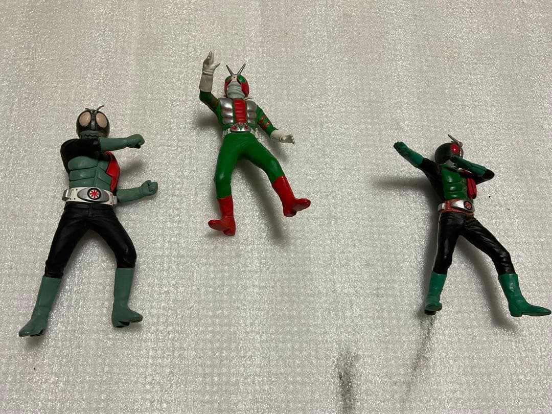 仮面ライダーフィギュアコレクション。1号　2号　V3。【大きさは4、8、12】