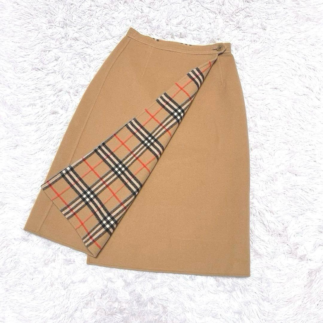 Burberrys ラップ ノバチェック スカート リバーシブル ウール 巻き