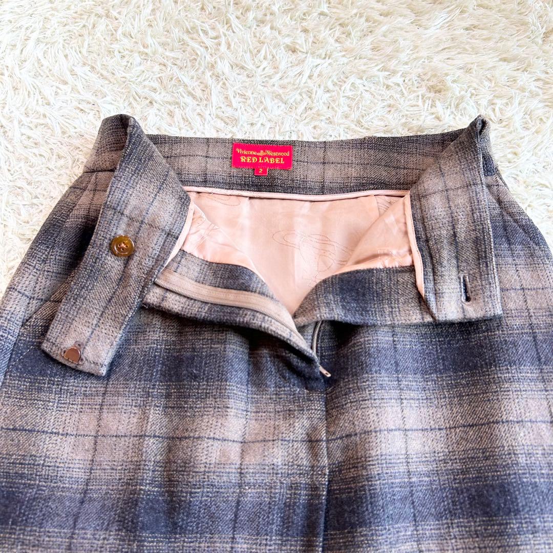 【希少viviennewestwood✨️ウールチェックスカート】 オリゾンティ