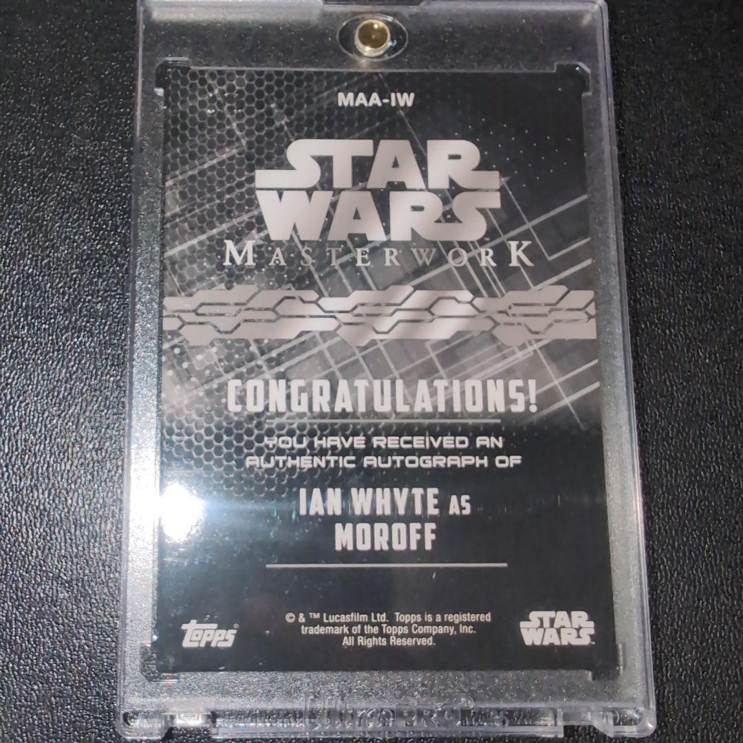 ★世界1枚限定★ スターウォーズtopps 1of1 直筆サイン