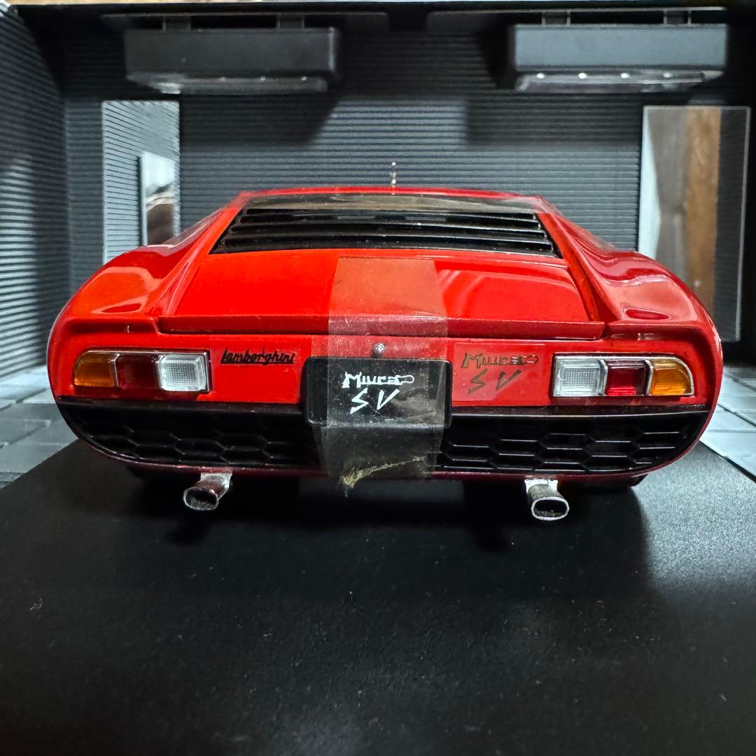 絶版未展示品 京商 1/18 ランボルギーニ ミウラ P400SV レッド