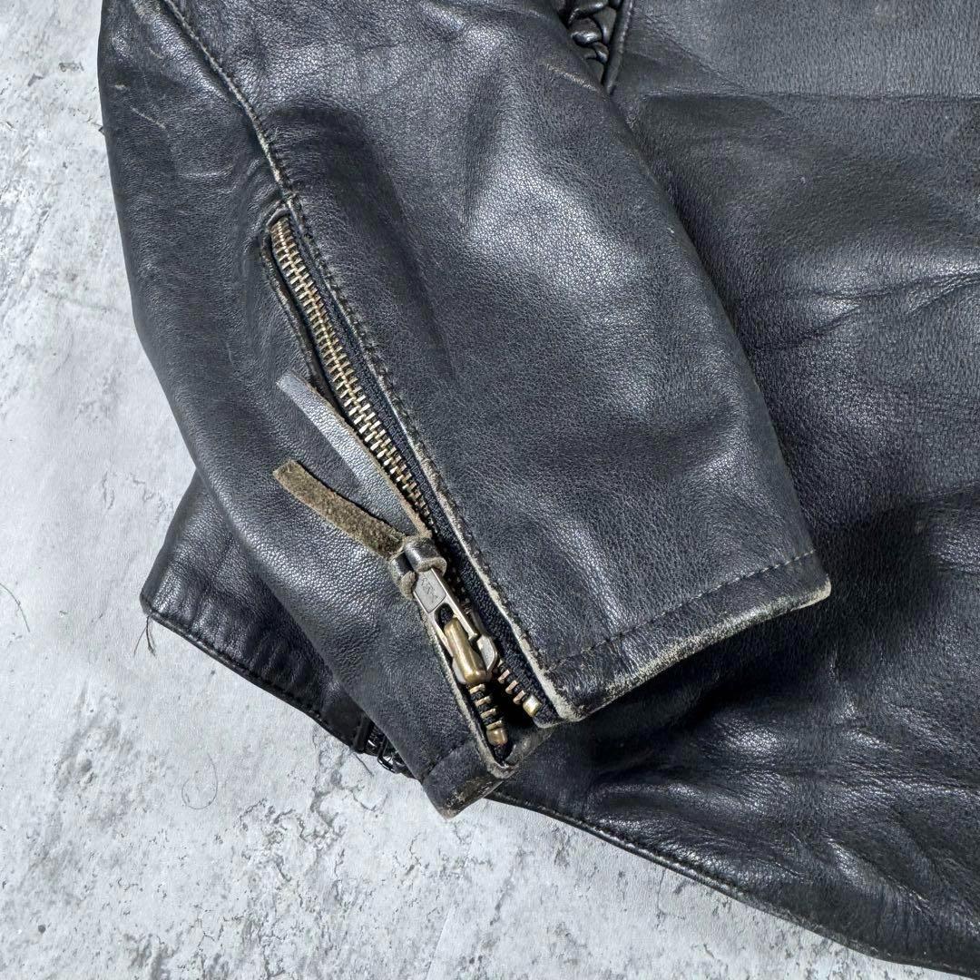 キングサイズ 44 ハーレー WillieG フリンジ ライダース レザー