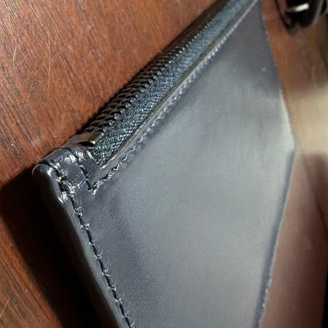 【新品】Saint Laurent フラグメントケース カーフレザー　ネイビー