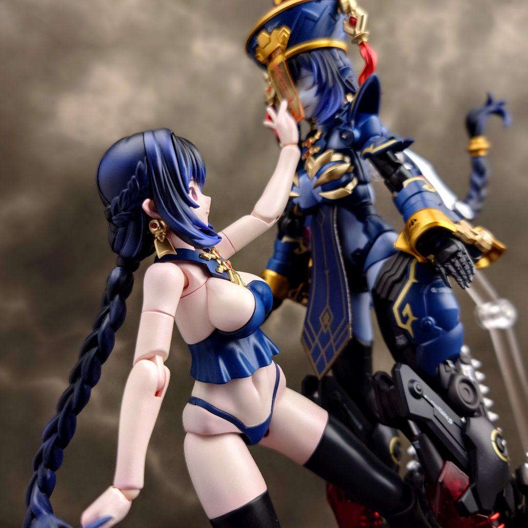 和模線 メドタの残響 キョンシー・玖蓮　全塗装完成品