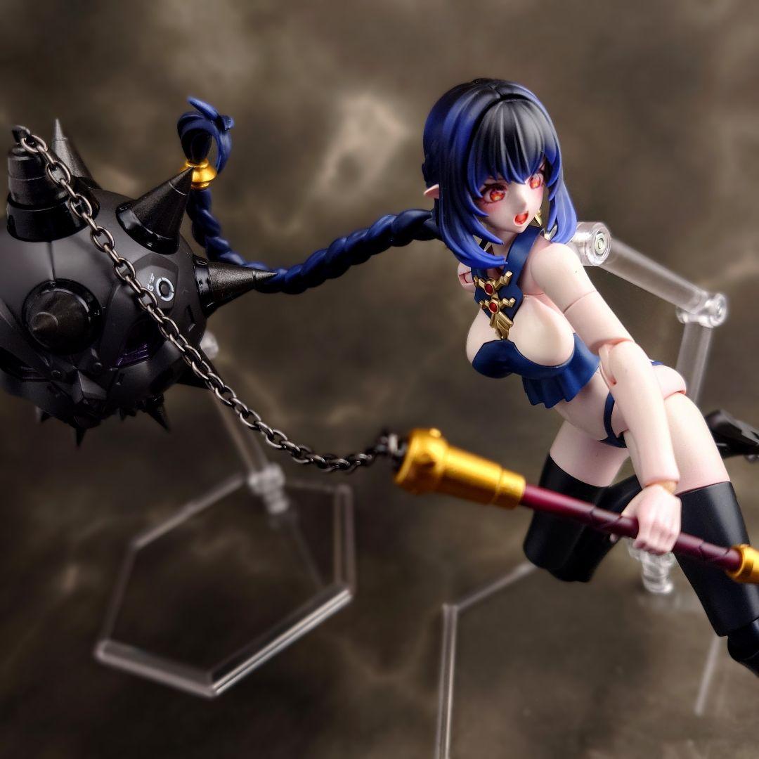 和模線 メドタの残響 キョンシー・玖蓮　全塗装完成品