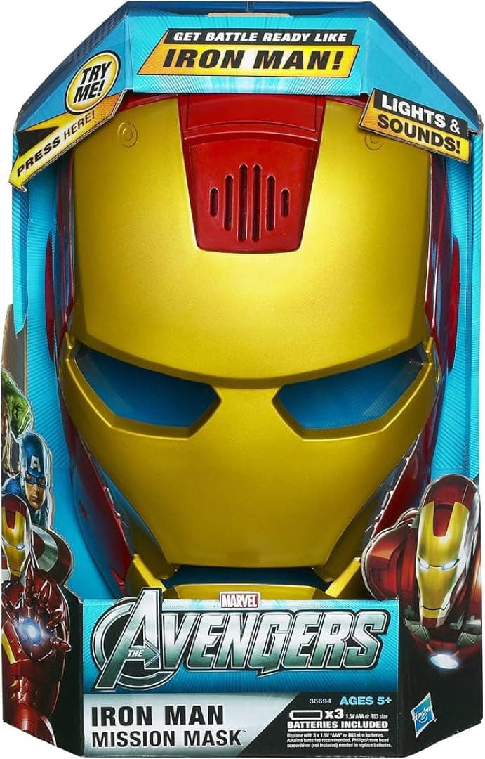 【値下げ可能】☆レア品☆光る！鳴る！アイアンマン ミッションマスク