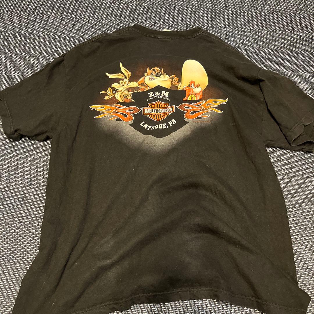 ハーレーダビットソン　ビンテージ　tシャツ グレードランド　ルーニーテューンズ