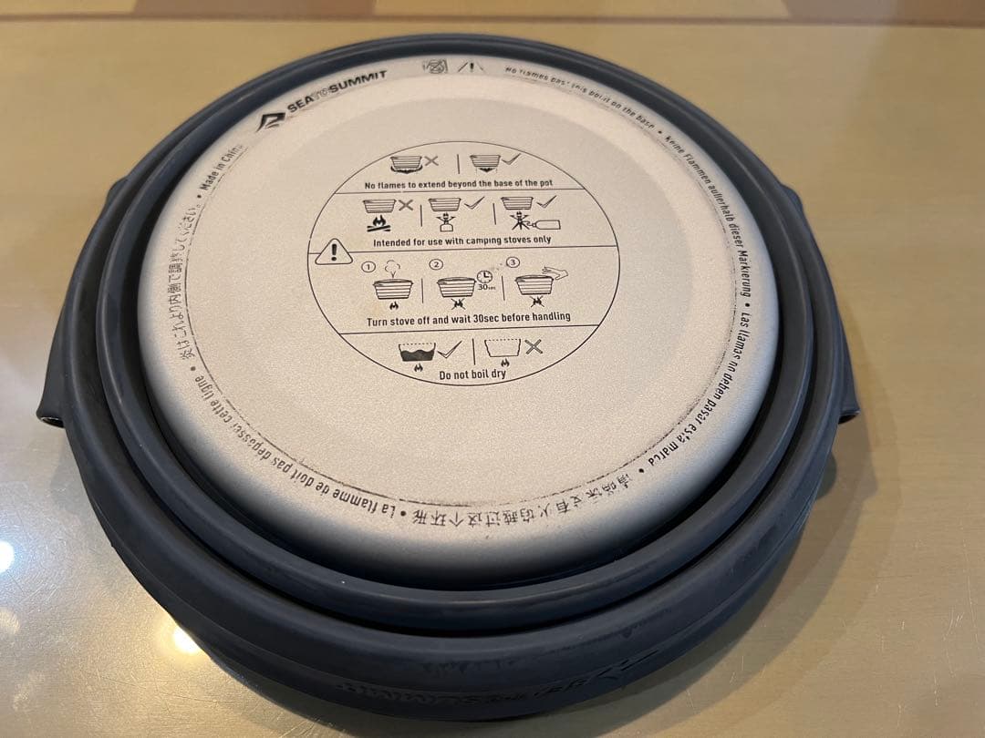 シートゥサミット　ポット X-ポット2.8L チャコール 折りたたみ鍋