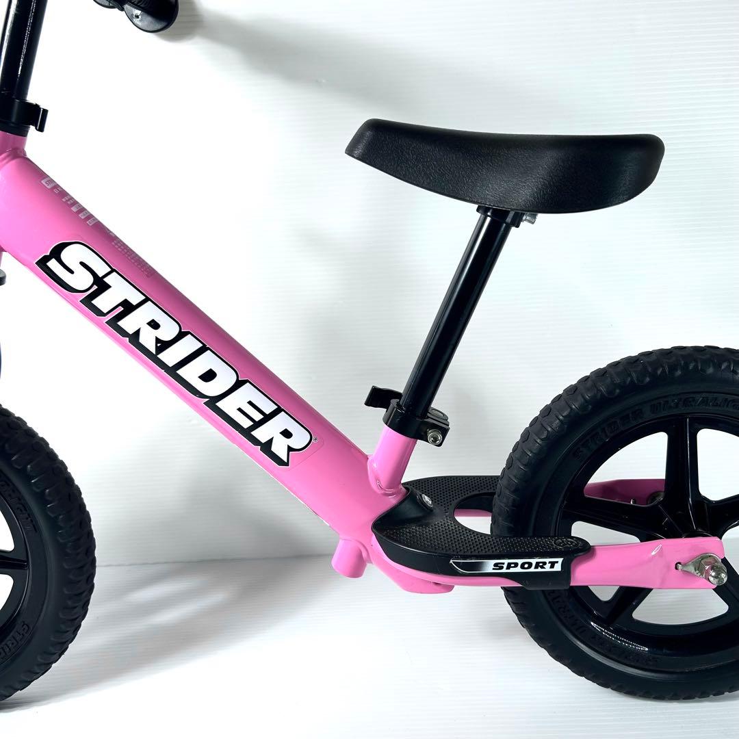 極美品☆STRIDER SPORT バランスバイク ペダル無し ピンク 桃色