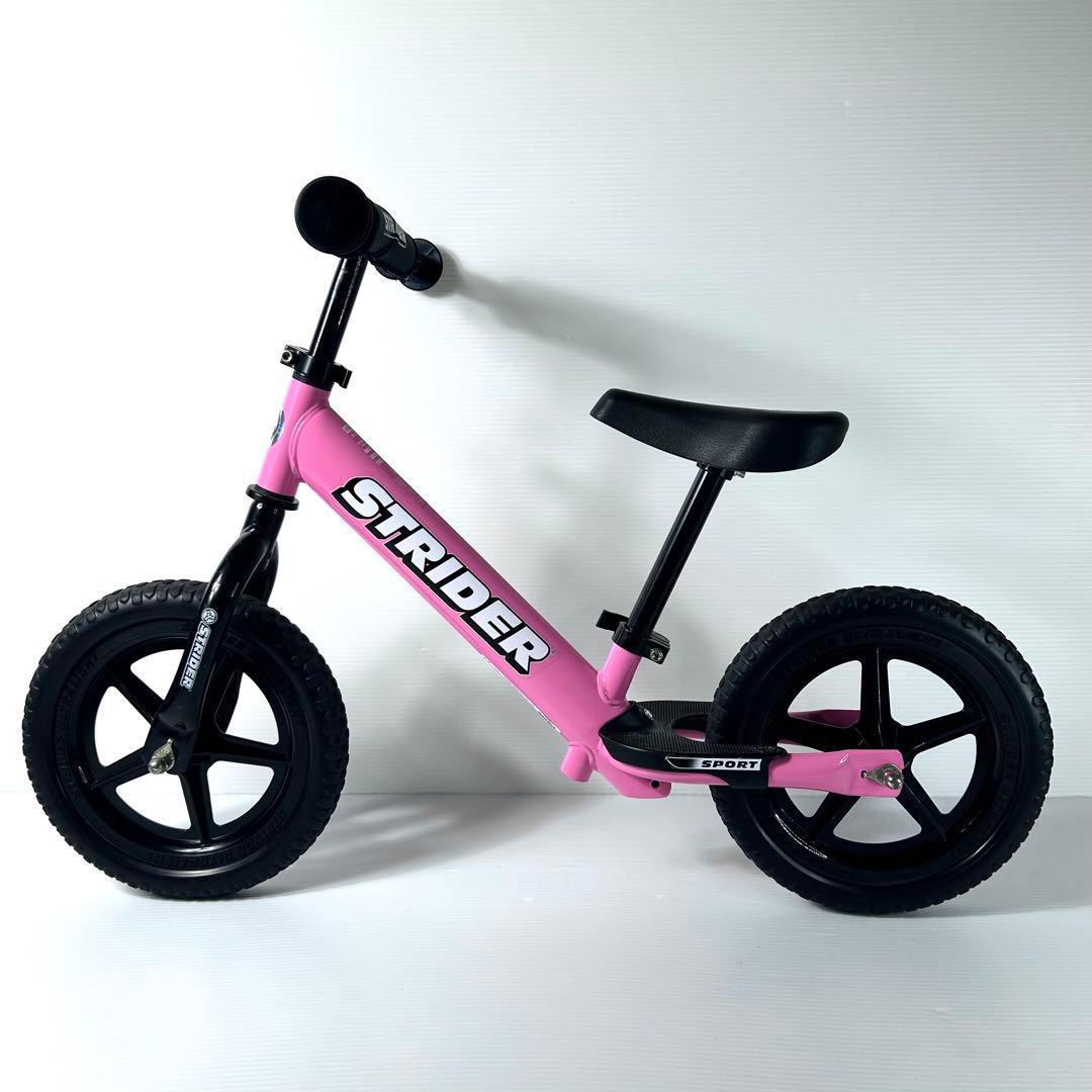 極美品☆STRIDER SPORT バランスバイク ペダル無し ピンク 桃色