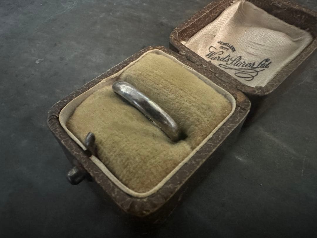 希少　ヴィンテージ　メキシコ　シルバー　925 プレーン　リング　アンティーク