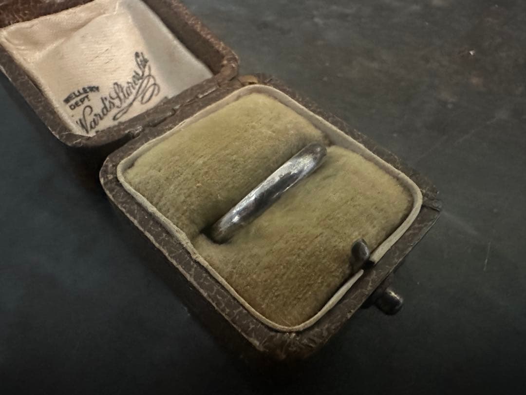 希少　ヴィンテージ　メキシコ　シルバー　925 プレーン　リング　アンティーク