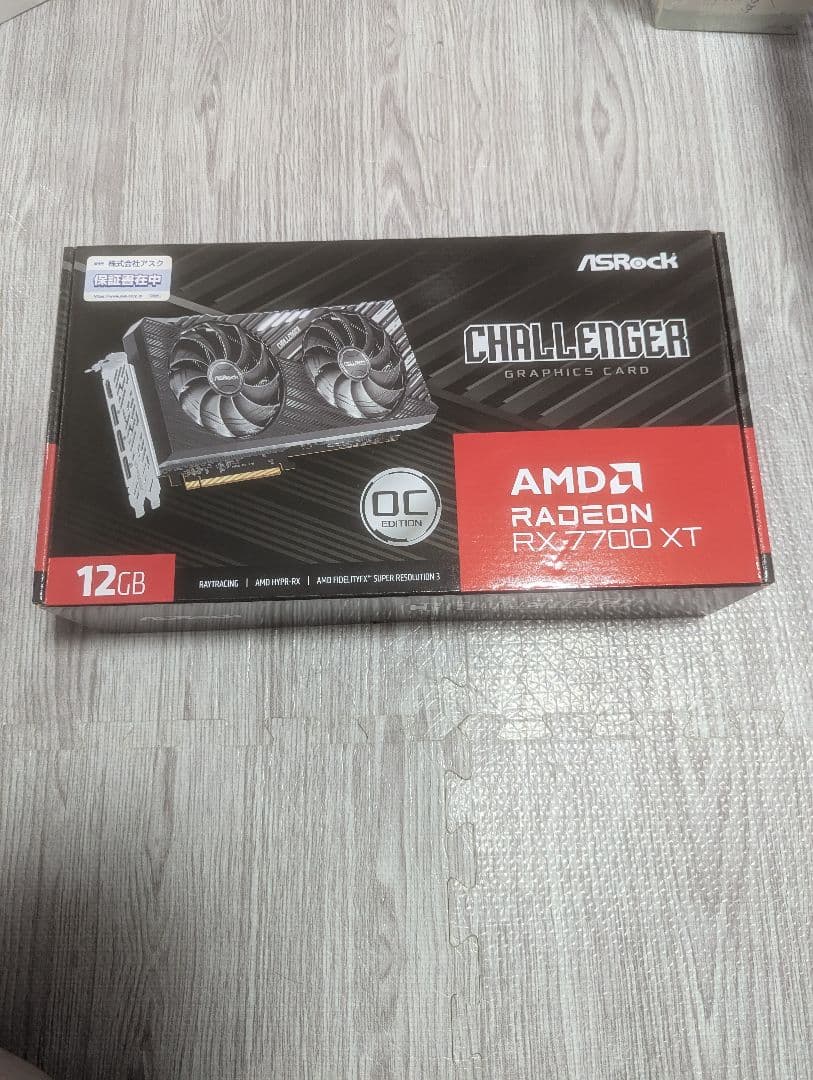 ASRock Radeon RX 7700 XT 12GB OC 新品