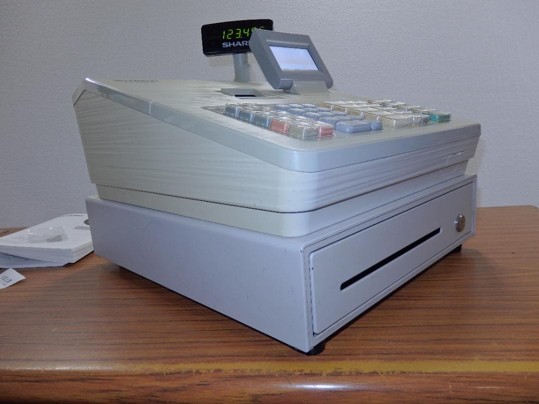 9110 後継機種 設定無料 SHARP XE-A207W-W レジスター