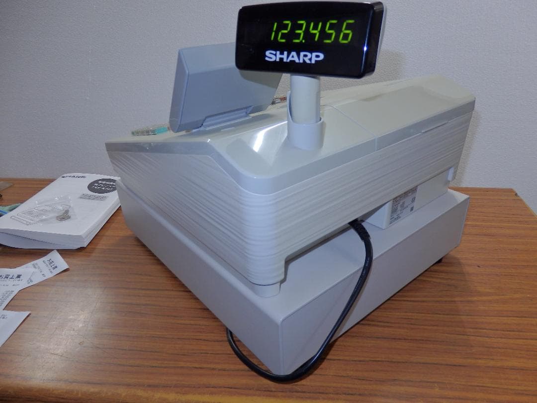 9110 後継機種 設定無料 SHARP XE-A207W-W レジスター