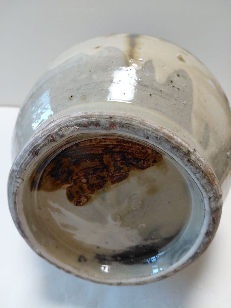 琉球壺屋焼　小橋川源慶作　ゲンケイ印あり　　約34センチ　最終価格