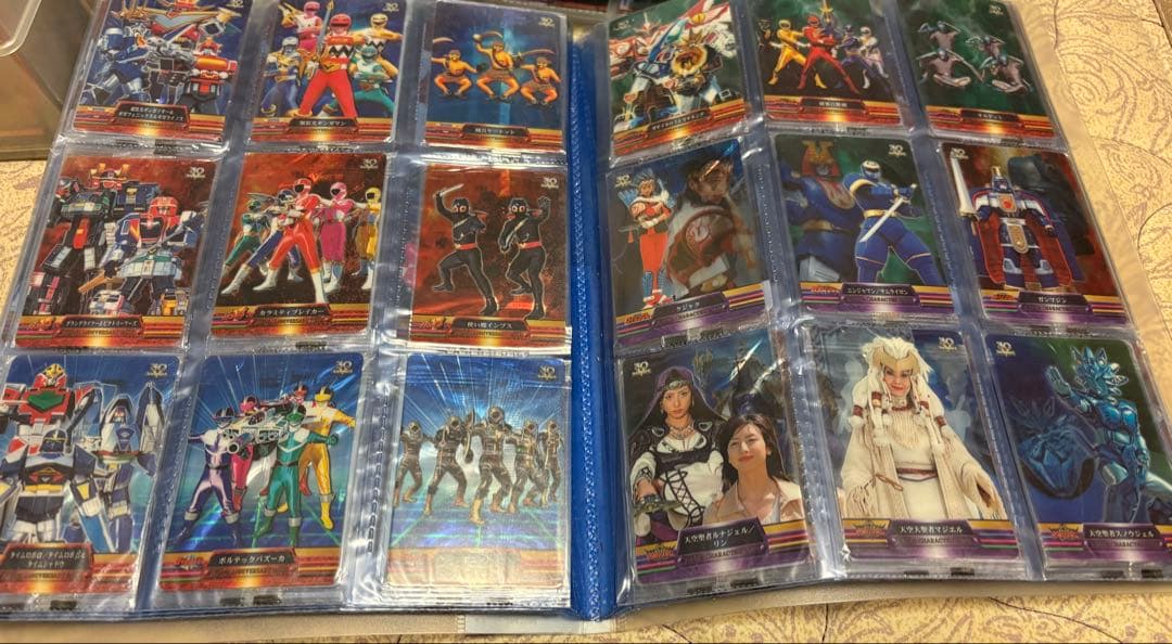 スーパー戦隊30周年アニバーサリーカード　透明袋未開封　１４２枚セット