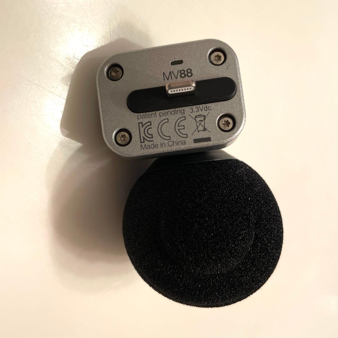 SHURE motive mv88デジタル・ステレオ・コンデンサー・マイクロホン