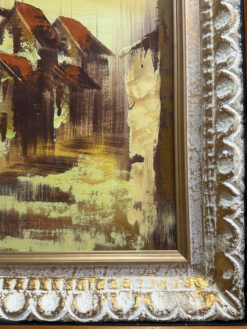 絵画 油絵 油彩画 風景画 美術品 芸術 インテリア アート