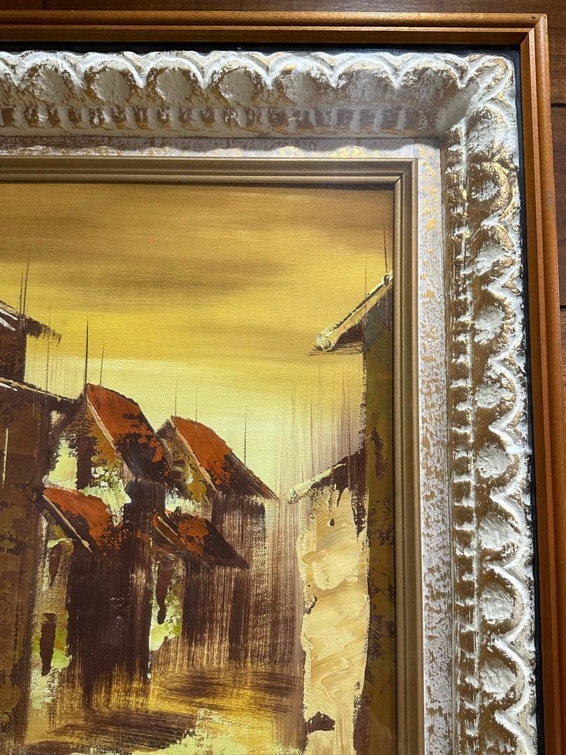 絵画 油絵 油彩画 風景画 美術品 芸術 インテリア アート