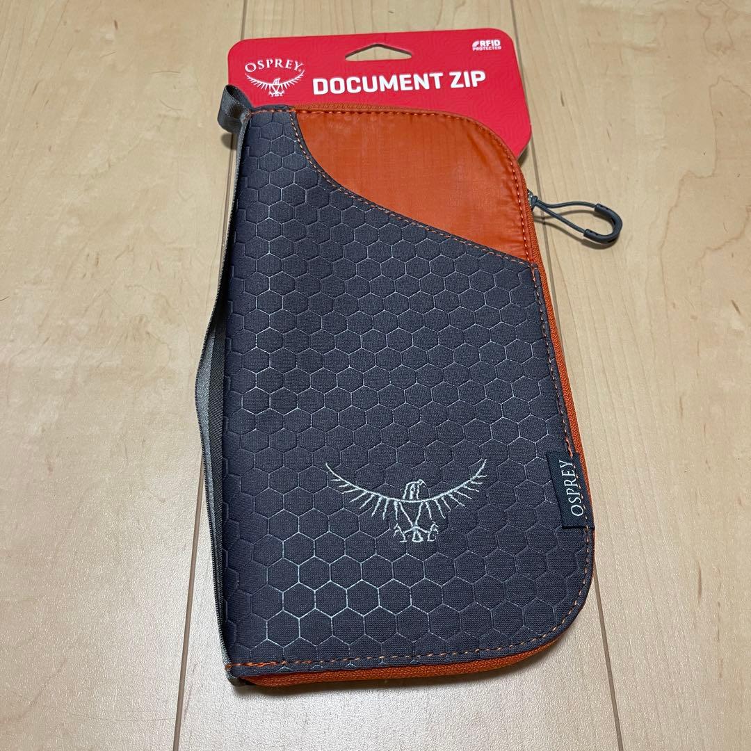未使用　オスプレイ　OSPREY DOCUMENT ZIP トラベルポーチ
