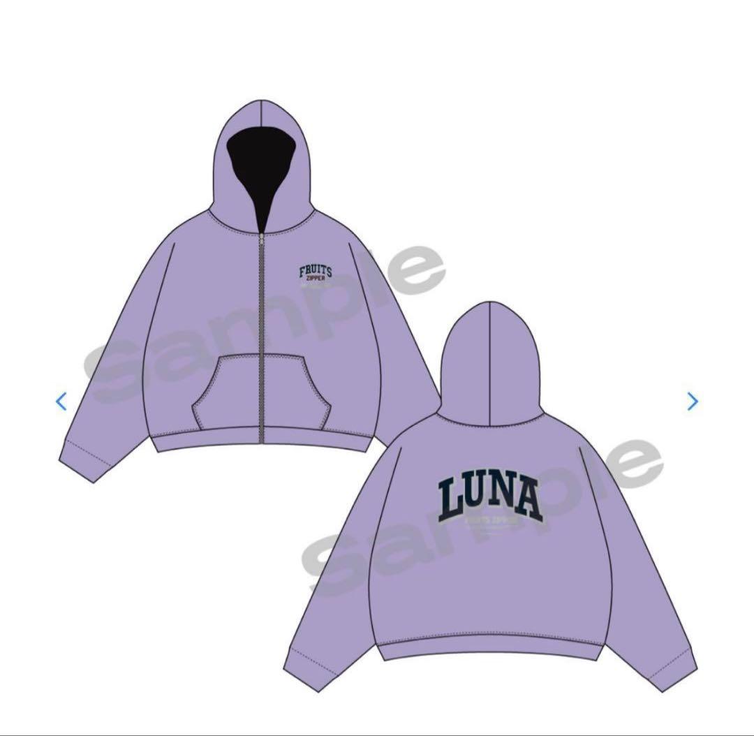 【FC限定】 FRUITSZIPPER 推しアピ パーカー 仲川瑠夏 新品未開封