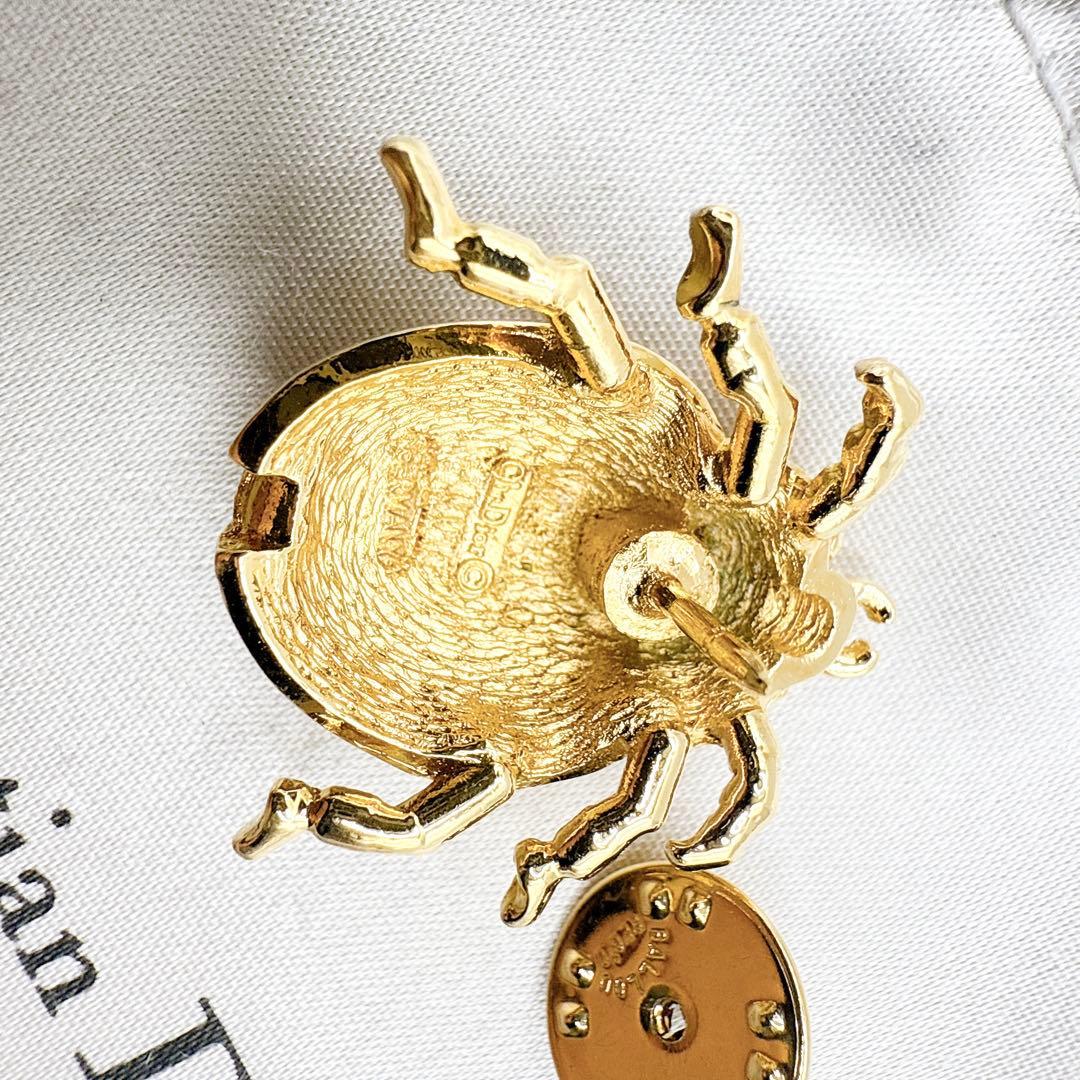 2592 Germany製✨Dior　ブローチ　CD　ロゴ　希少　刻印