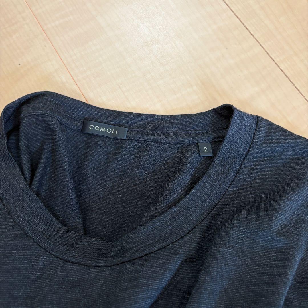 【COMOLI】ウールノースリーブ