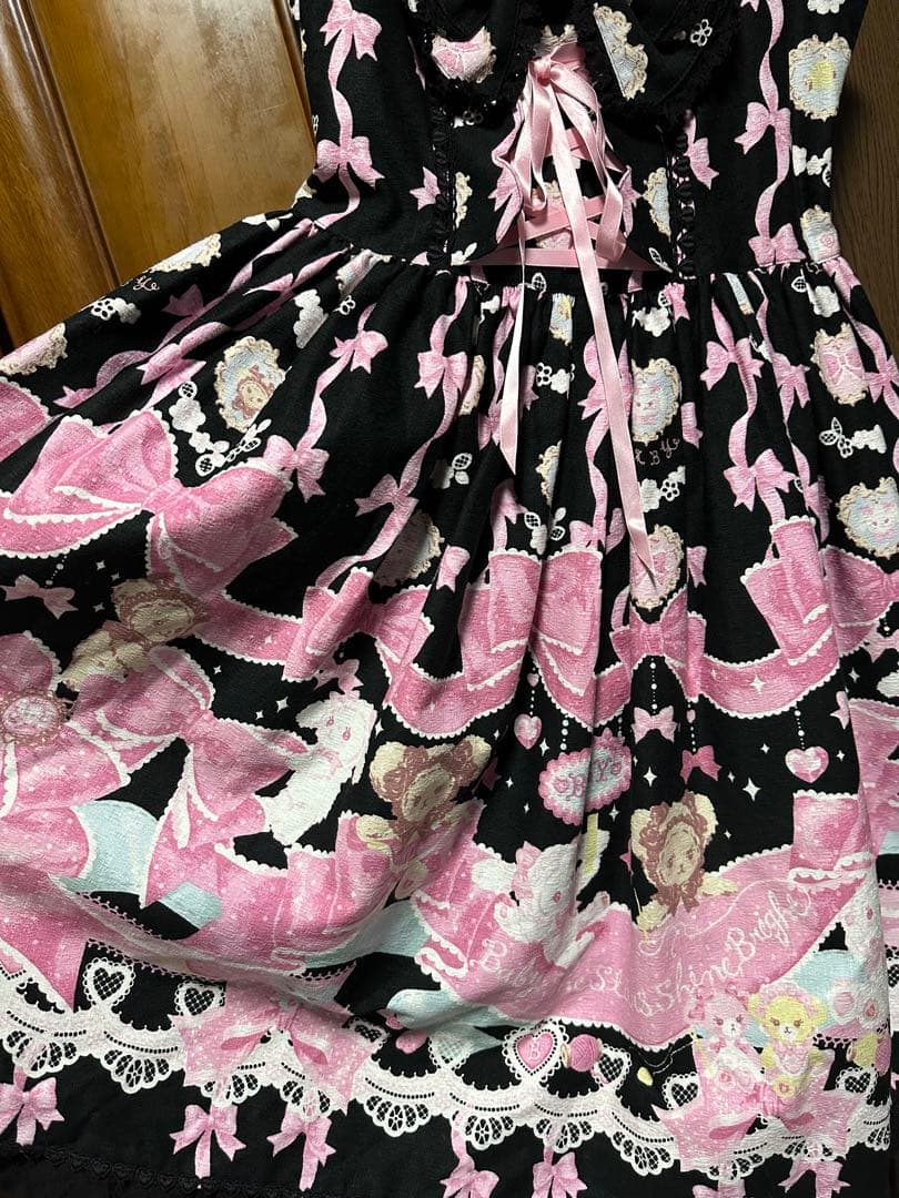 くみゃちゃんのRibbonC'estBonBelle Journee柄JSK1型