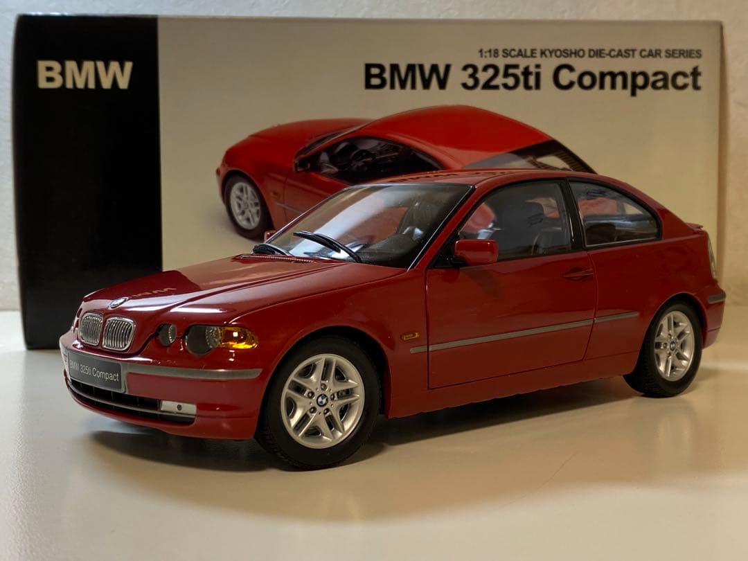 京商 1/18 BMW 325ti Conpact コンパクト (レッド)