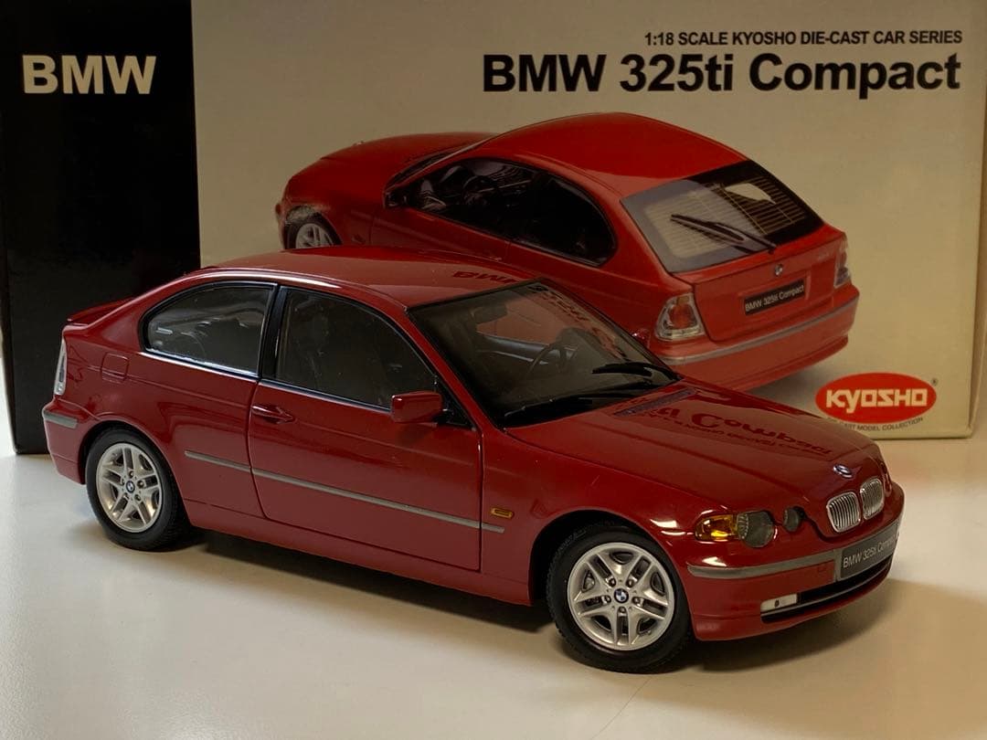 京商 1/18 BMW 325ti Conpact コンパクト (レッド)