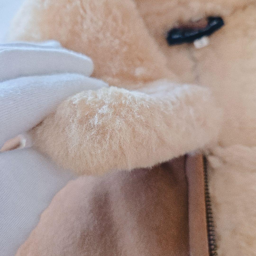 極美品✨本革 シープスキン WINDWARD ボア ムートンベスト メンズ М