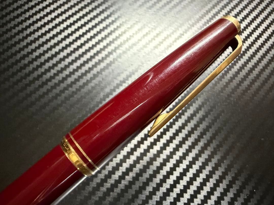 美品 モンブラン No.221 ボルドー 吸入式 EF 極細字 万年筆