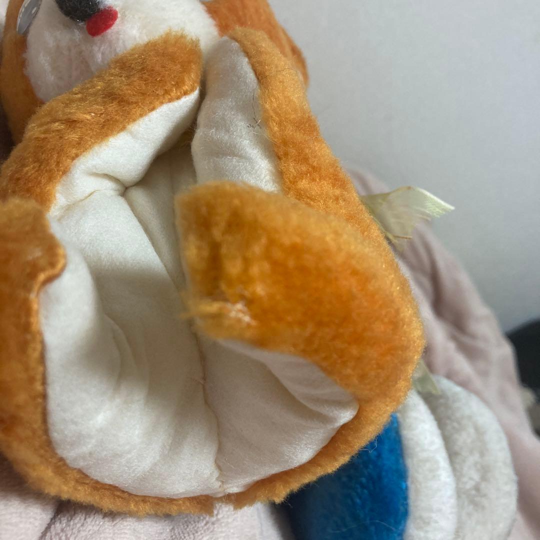 昭和レトロ　ヴィンテージ メーカー名不明　おがくずぬいぐるみ　2コセット　中古