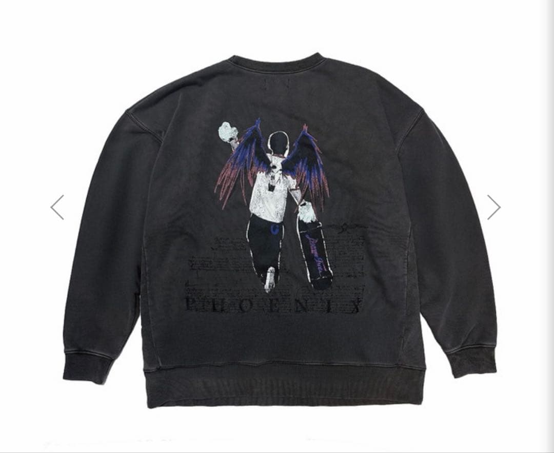 BECOMETREE×TAKUYA∞ PHOENIX スウェットシャツ ブラック
