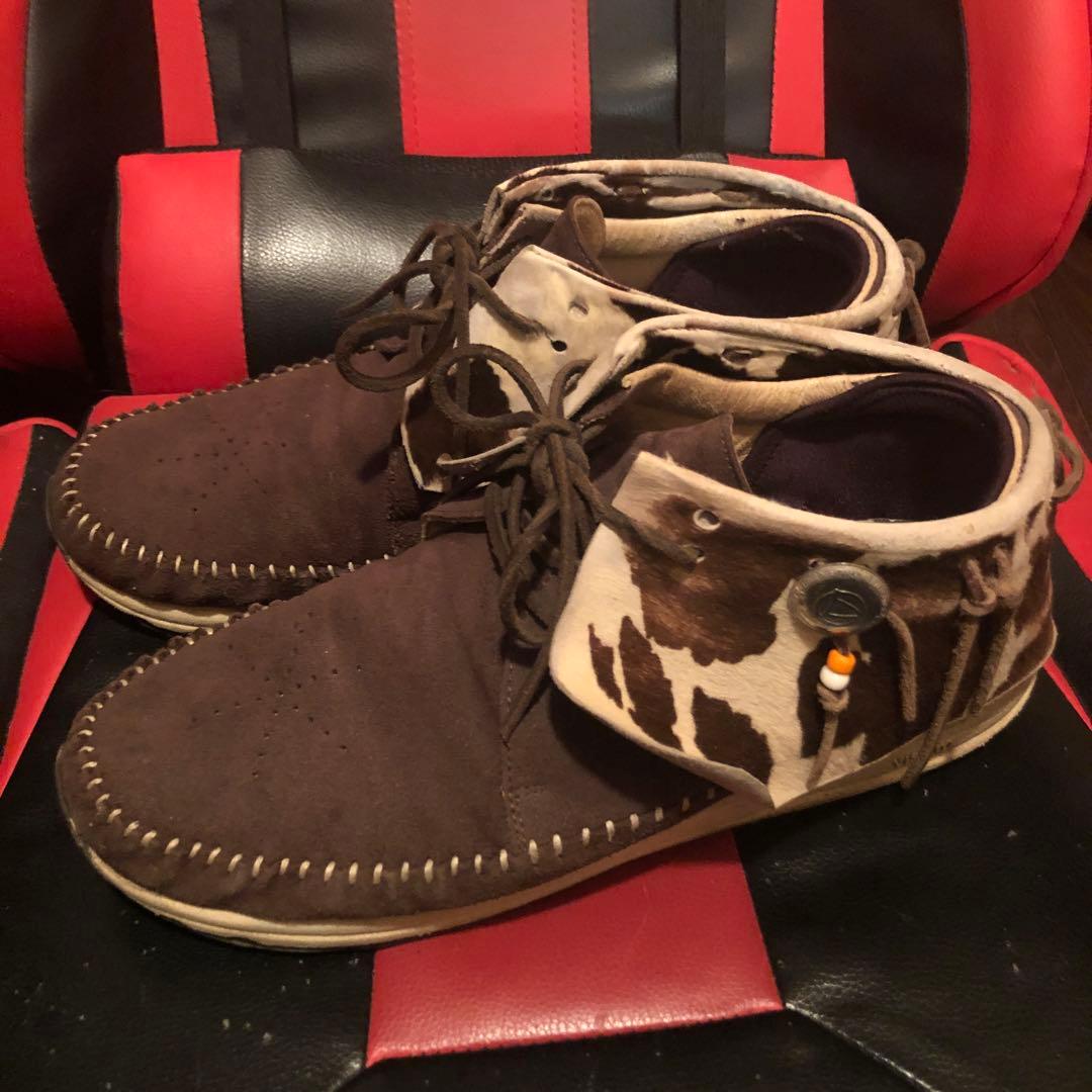 ビズビム　スウェード　スニーカー　コンチョ