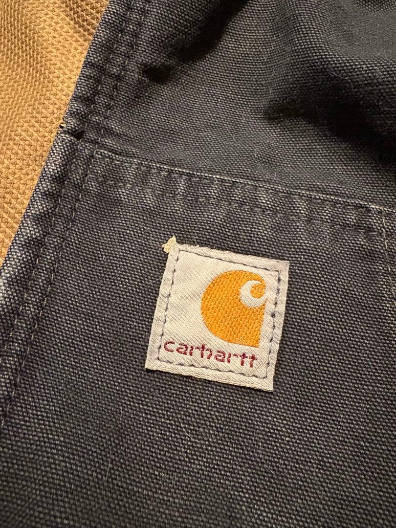 80s USA製Carhartt カーハート デニムアクティブジャケット