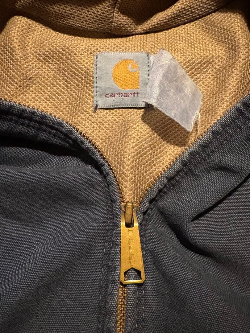 80s USA製Carhartt カーハート デニムアクティブジャケット