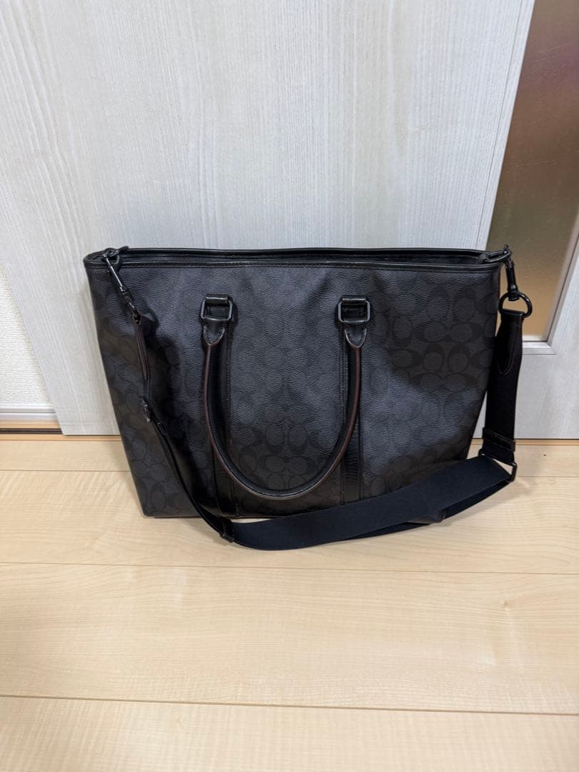 コーチ ブラック ビジネスバッグ