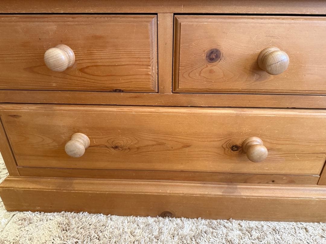 ペニーワイズ家具　ローチェスト　欧州アカマツ 無垢材　テレビ台　カントリー