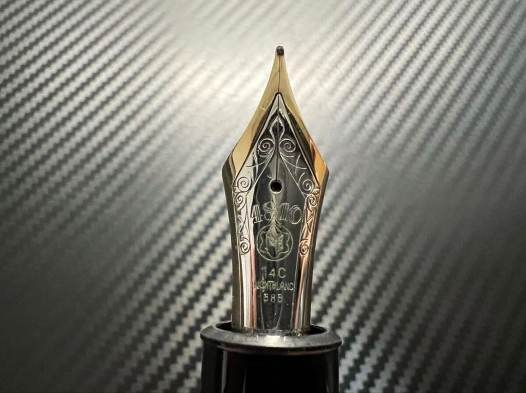 美品 モンブラン 149 14C 中白 万年筆 M 中字 1973-1982年