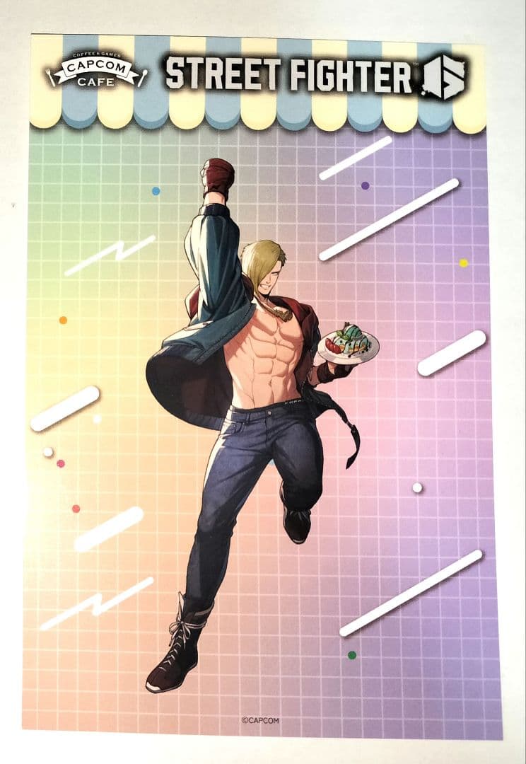 ストリートファイター6 エド ED ポストカード 特典 カプコンカフェ