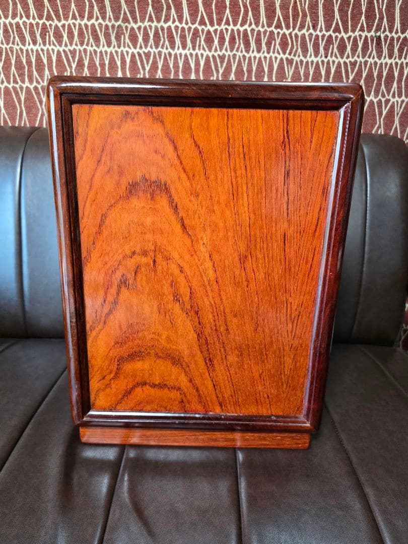 螺鈿家具 螺鈿細工 唐木 花梨 引き出し 五段 チェスト 無垢材　ラデン細工