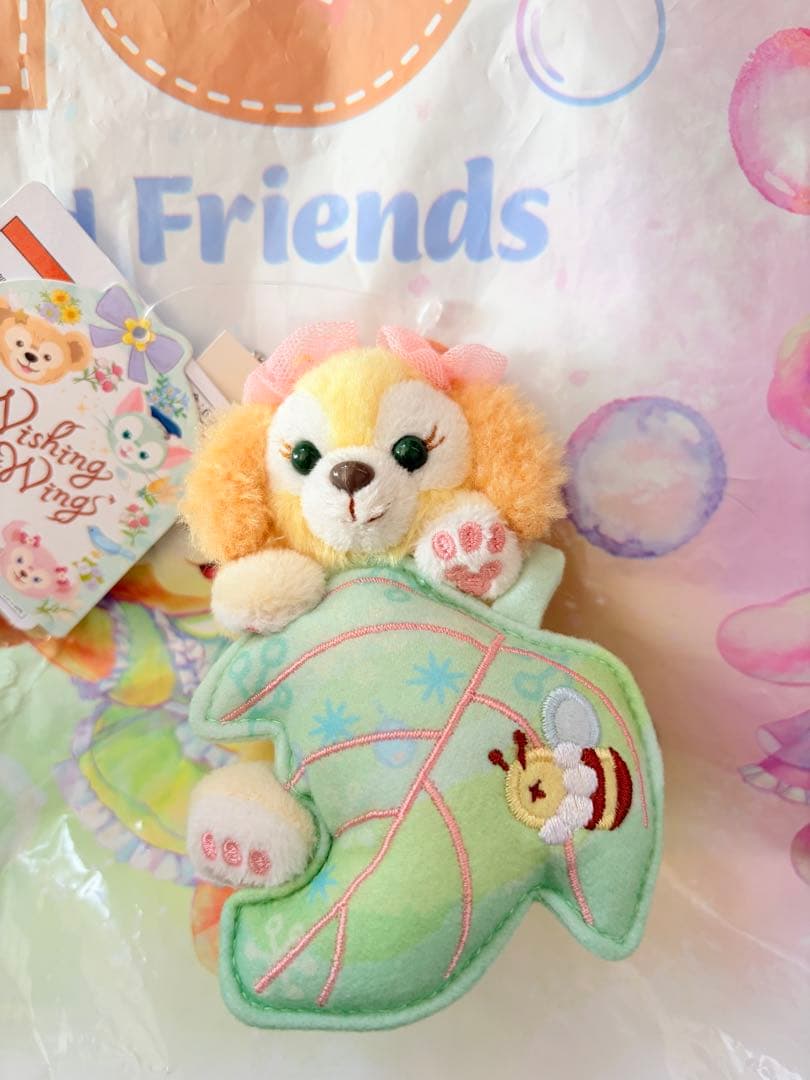 ダッフィー＆フレンズ　ぬいぐるみチャーム　ウィッシングウィングス