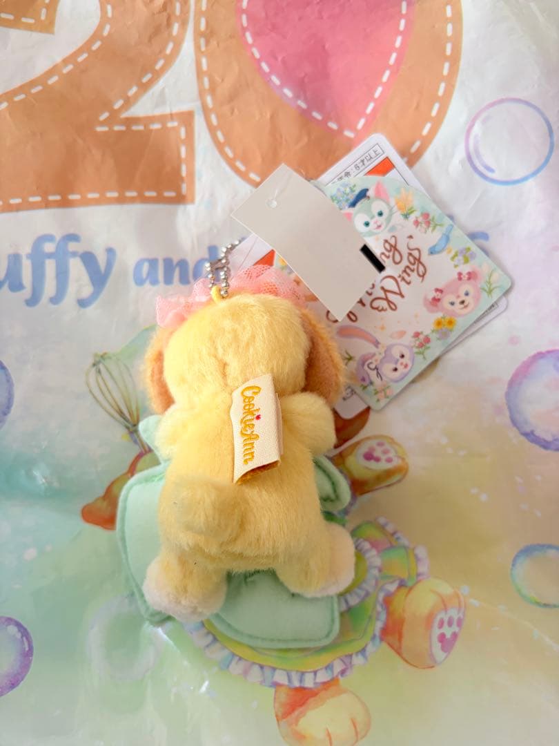 ダッフィー＆フレンズ　ぬいぐるみチャーム　ウィッシングウィングス