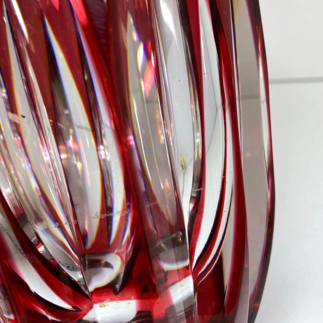 サンルイ　クリスタルカット　ベース　高さ27.4㎝トトオ　東な7-0921☆1F