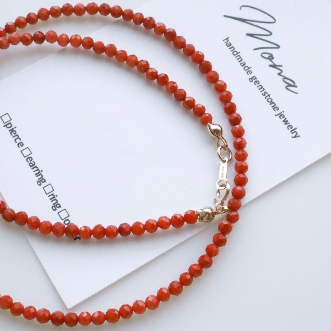 【ほぅ】オリーブキャッツアイの枠留めネックレストップ